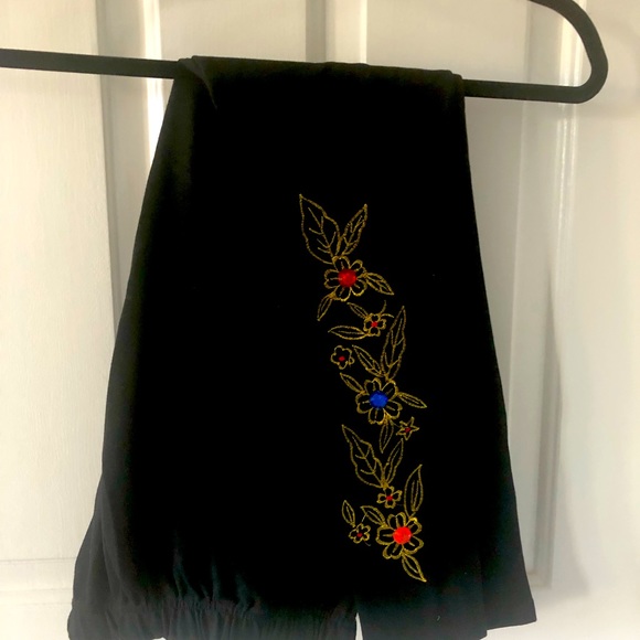 2 for $13 Leggings- Black Colour-Rhinestones-Red+Blue+0range & Golden Em… - Picture 2 of 13